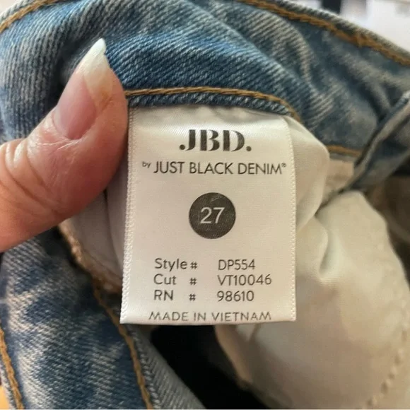 Just Black Dot High Rise Clean Straight Jeans - Picture 6 of 9